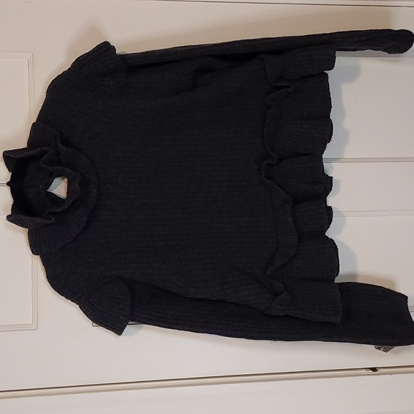 Ganni Wool Blend Open Back Sweater - Picture 2 of 12